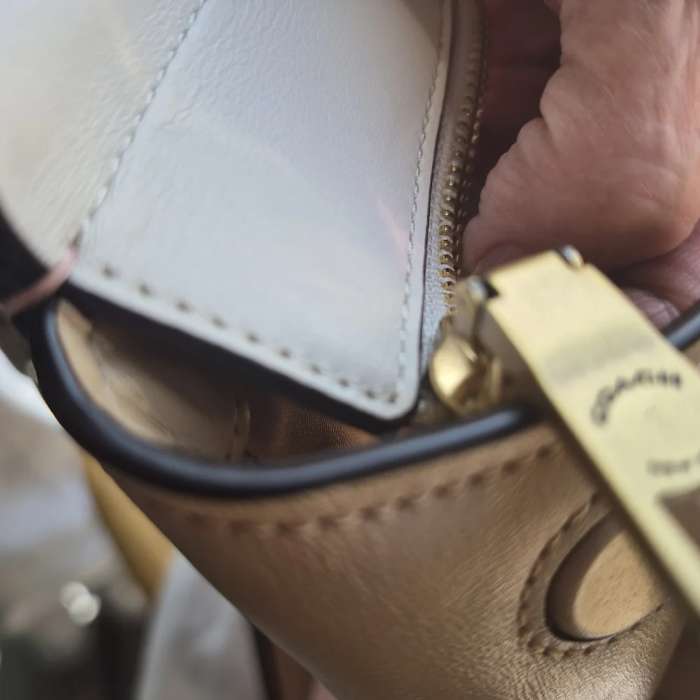 Coach Pink and Cream Women's Bag - Picture 7 of 10